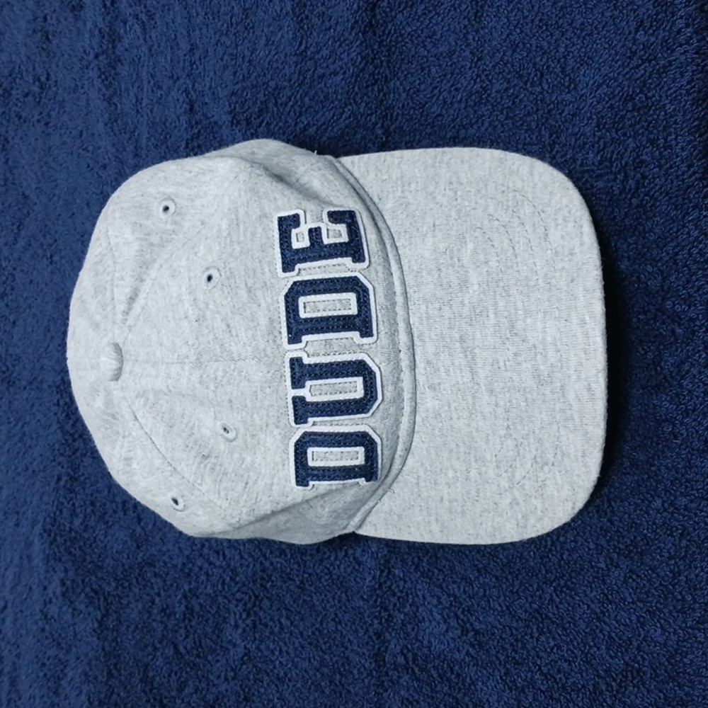 Carter's gray toddler DUDE baseball cap